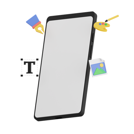 Graphique en ligne  3D Icon