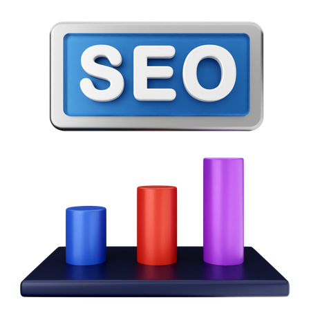 Graphique seo  3D Icon