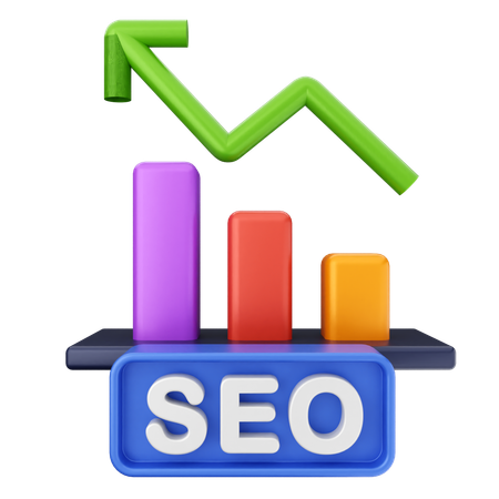 Graphique seo  3D Icon