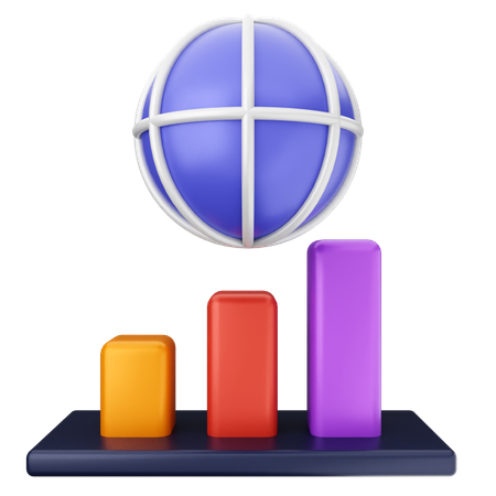 Graphique seo  3D Icon