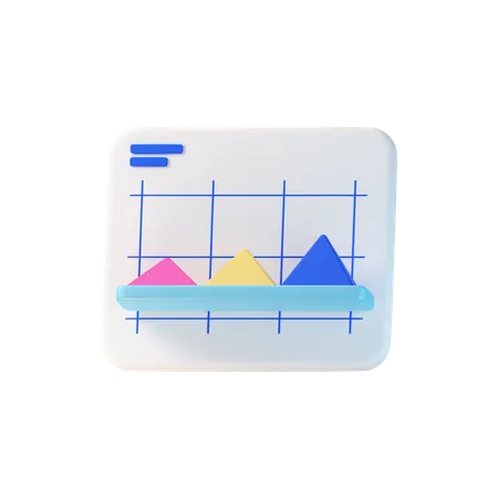 Diagramme triangulaire  3D Icon