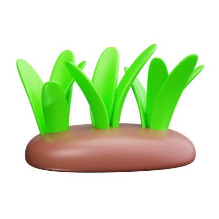 Gras  3D Icon