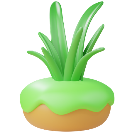 Gras  3D Icon