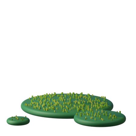 Grass 3D Illustration