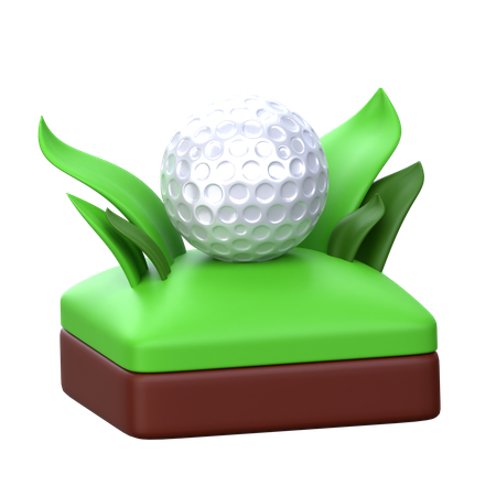 Grass Hill  3D Icon