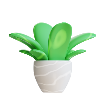 Grass Plant  3D Icon