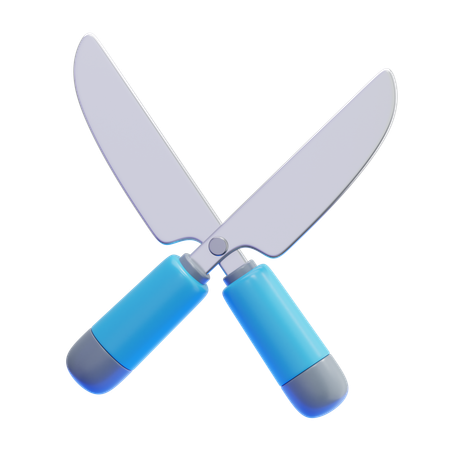 Grass Scissor  3D Icon