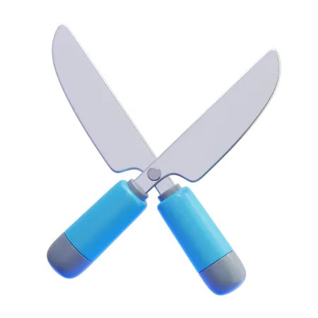 Grass Scissor  3D Icon
