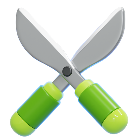 GRASS SCISSOR  3D Icon