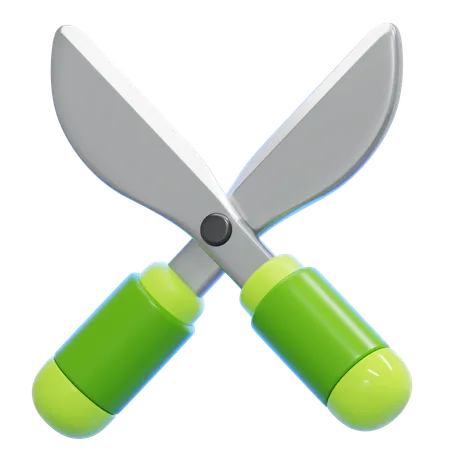 GRASS SCISSOR  3D Icon