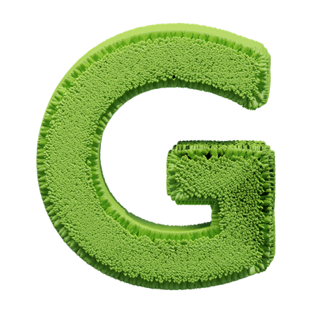 Grass Shape G  3D Icon