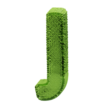 Grass Shape J  3D Icon
