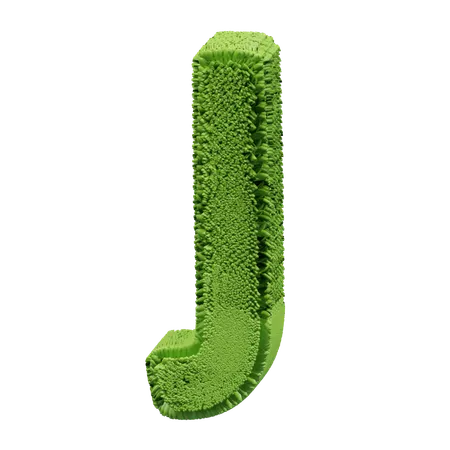 Grass Shape J  3D Icon