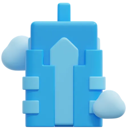 Gratte-ciel  3D Icon