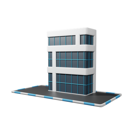 Bâtiment gratte-ciel  3D Icon