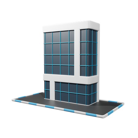 Bâtiment gratte-ciel  3D Icon