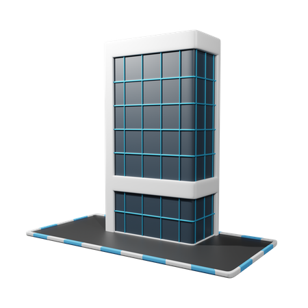 Bâtiment gratte-ciel  3D Icon