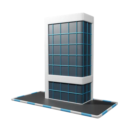 Bâtiment gratte-ciel  3D Icon