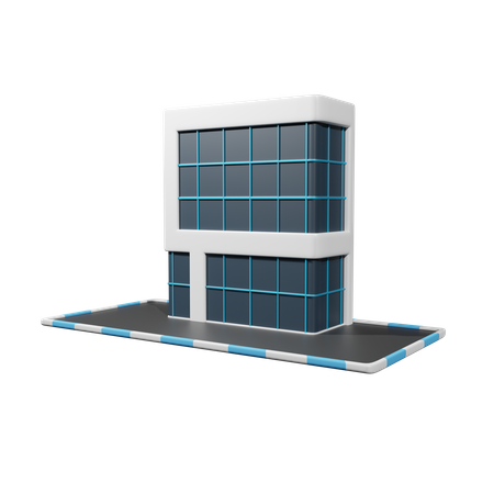 Bâtiment gratte-ciel  3D Icon