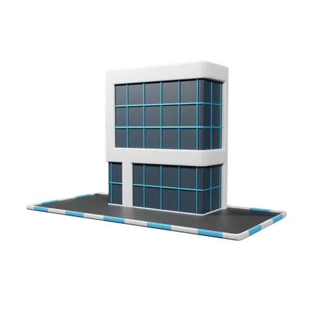 Bâtiment gratte-ciel  3D Icon