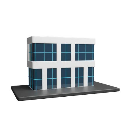 Bâtiment gratte-ciel  3D Icon