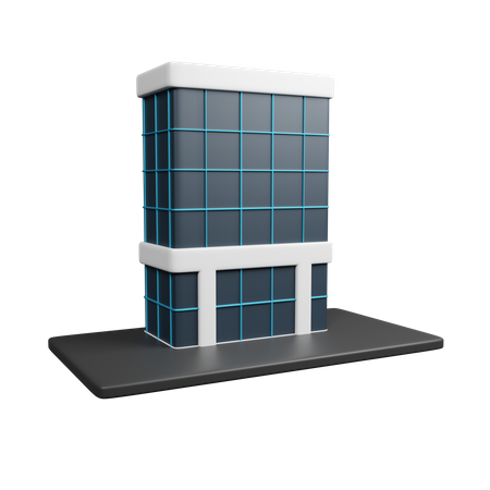 Bâtiment gratte-ciel  3D Icon