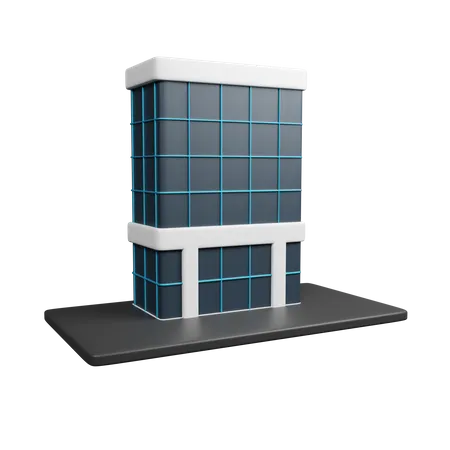 Bâtiment gratte-ciel  3D Icon