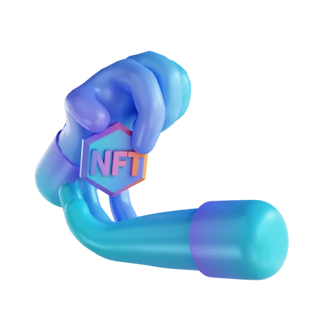 NFT gratuit  3D Illustration