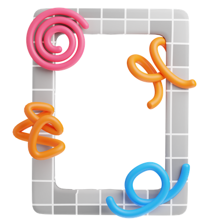 Graue Linie  3D Icon