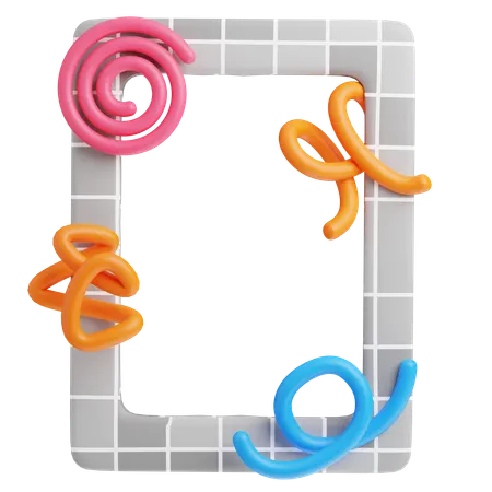Graue Linie  3D Icon