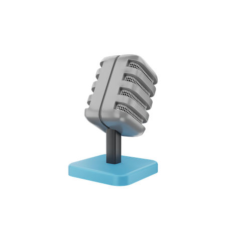 Gravação de podcast  3D Icon