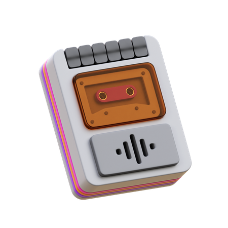 Gravador  3D Icon