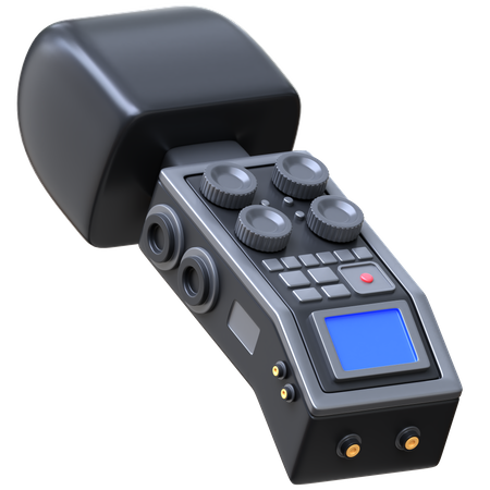 Gravador de áudio ao ar livre  3D Icon