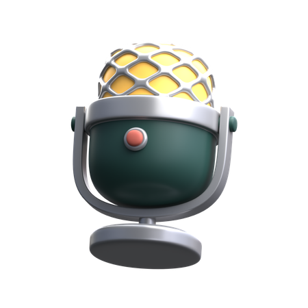 Gravador de som  3D Icon