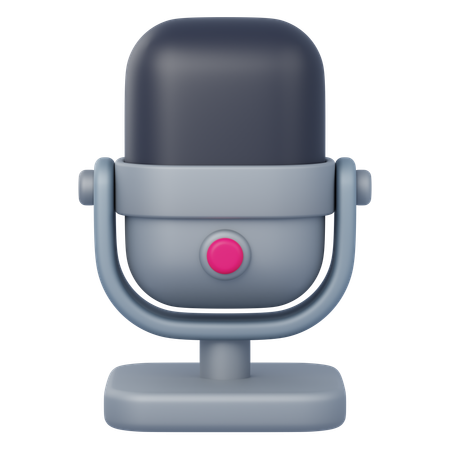 Gravador de som  3D Icon