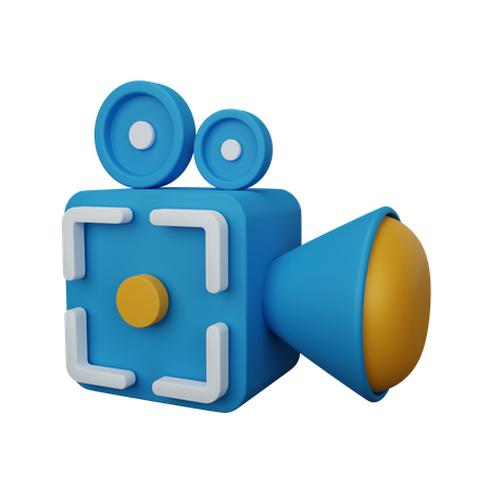 Gravador de video  3D Icon
