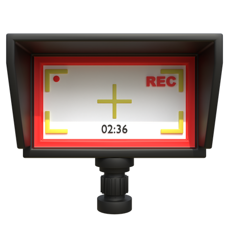 Gravador de video  3D Icon