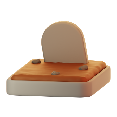 墓  3D Icon