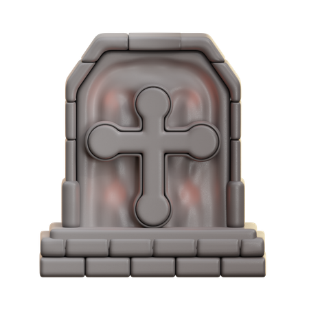 墓  3D Icon