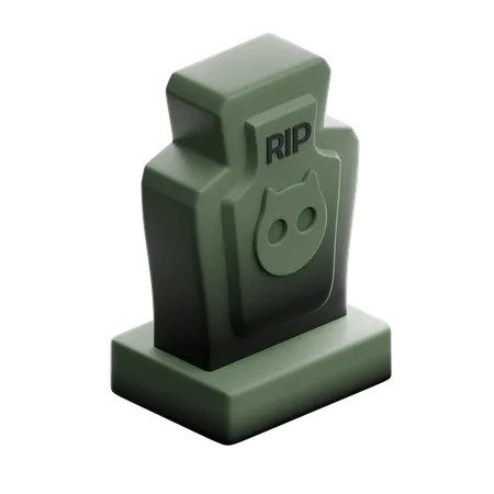 墓  3D Icon