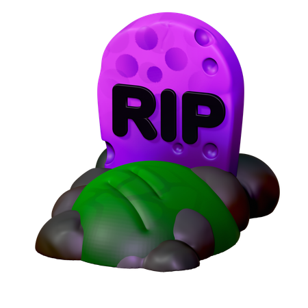 墓  3D Icon