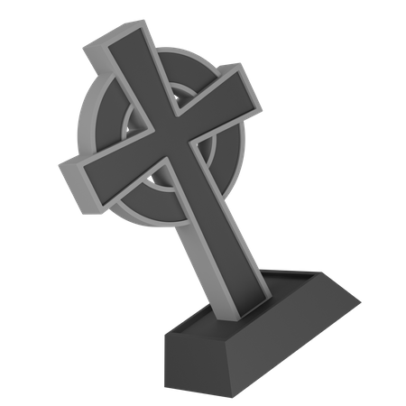 Grave cross  3D Icon