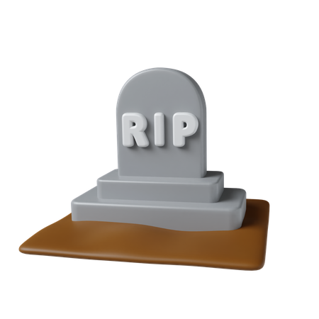 Gravestone  3D Icon