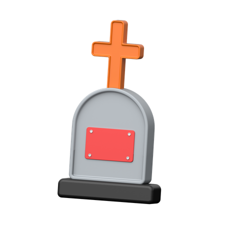 墓石  3D Icon
