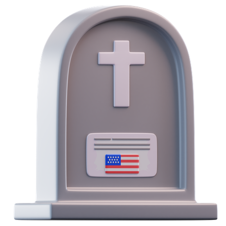 Gravestone  3D Icon