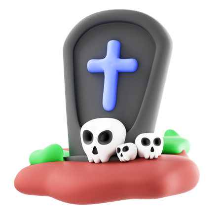 Gravestone  3D Icon