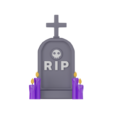 Gravestone  3D Icon