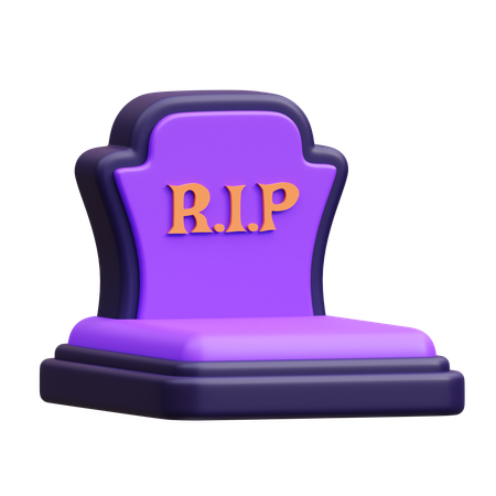 Gravestone  3D Icon