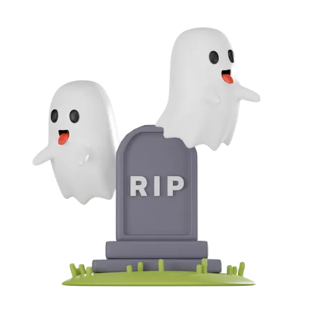 Gravestone  3D Icon