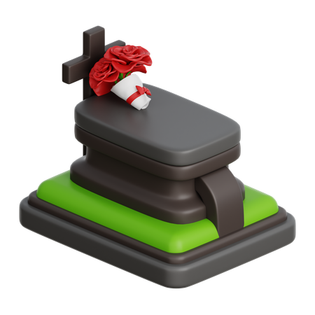 Gravestone  3D Icon